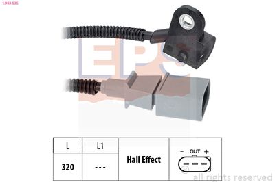 Датчик, положение распределительного вала EPS 1.953.535