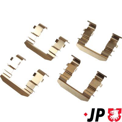 Piederumu komplekts, Disku bremžu uzlikas JP GROUP 3564003510