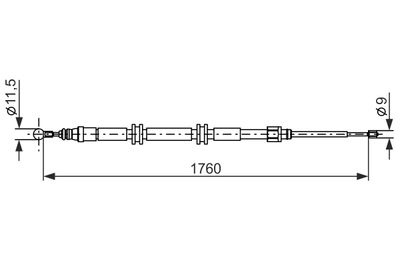 Trose, Stāvbremžu sistēma BOSCH 1 987 482 889
