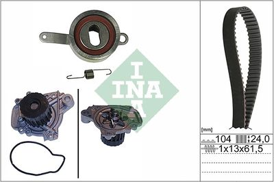Ūdenssūknis + Zobsiksnas komplekts Schaeffler INA 530 0314 30