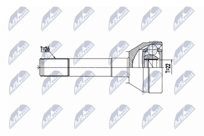 Шарнирный комплект, приводной вал NTY NPZ-SU-037