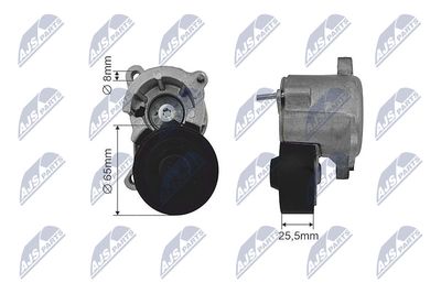 Spriegotājrullītis, Ķīļrievu siksna NTY RNK-CT-032