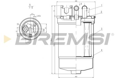 Топливный фильтр BREMSI FE0386