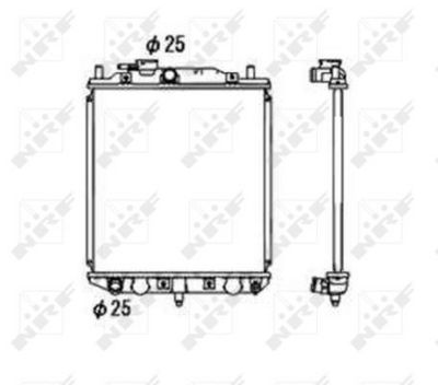 Radiators, Motora dzesēšanas sistēma NRF 53673