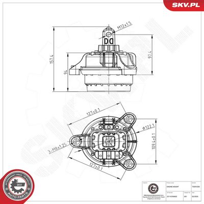 Piekare, Dzinējs ESEN SKV 75SKV250
