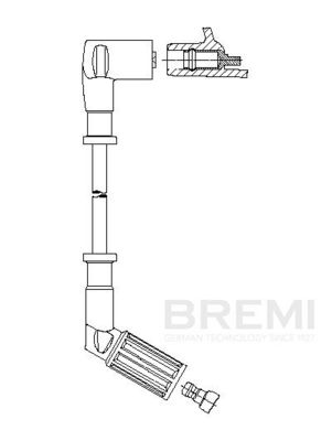 Augstsprieguma vads BREMI 652/27