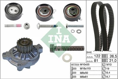 Ūdenssūknis + Zobsiksnas komplekts Schaeffler INA 530 0484 31
