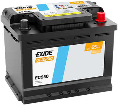 Стартерная аккумуляторная батарея EXIDE EC550