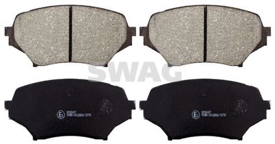 Bremžu uzliku kompl., Disku bremzes SWAG 33 10 7514