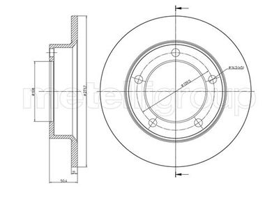 Тормозной диск METELLI 23-0206