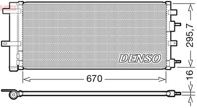 Конденсатор, кондиционер DENSO DCN10053