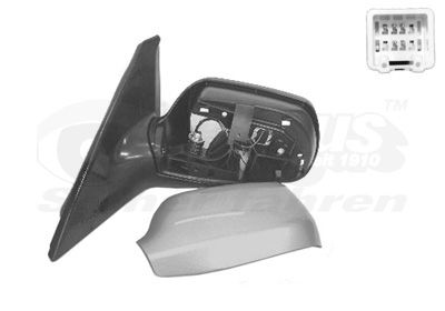 Ārējais atpakaļskata spogulis VAN WEZEL 2734817