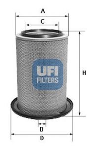 Gaisa filtrs UFI 27.609.00