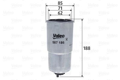 Топливный фильтр VALEO 587186