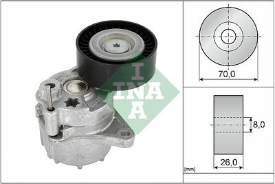 Натяжитель ремня, клиновой зубча Schaeffler INA 534 0481 10