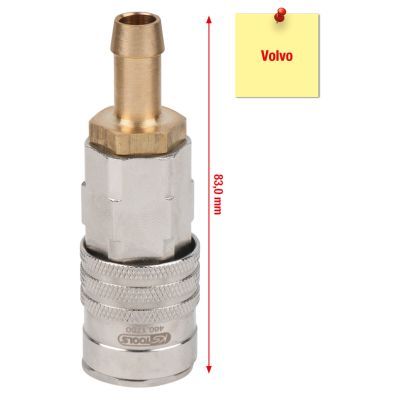 Ātrjaucams savienojums, gaisa kond. sist. apkopes iekārta KS TOOLS 460.1750