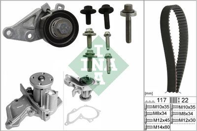Водяной насос + комплект зубчатого ремня Schaeffler INA 530 0140 30