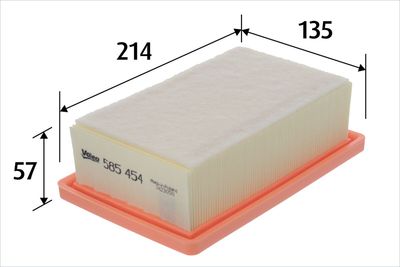Воздушный фильтр VALEO 585454