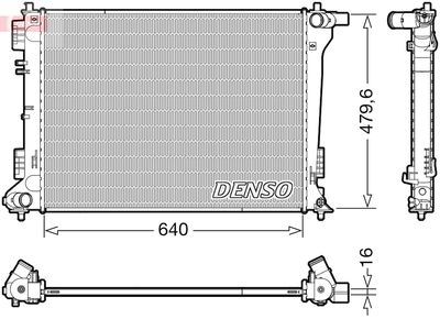 Radiators, Motora dzesēšanas sistēma DENSO DRM41019