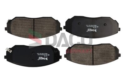 Комплект тормозных колодок, дисковый тормоз DACO 321706