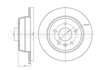 Тормозной диск METELLI 23-0417
