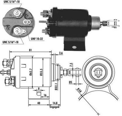 Ievilcējrelejs, Starteris MAGNETI MARELLI 940113050073