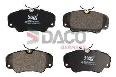 Bremžu uzliku kompl., Disku bremzes DACO 323611