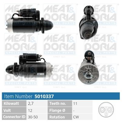 Starteris MEAT & DORIA 5010337