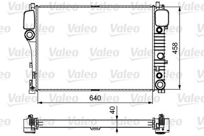 Radiators, Motora dzesēšanas sistēma VALEO 735299