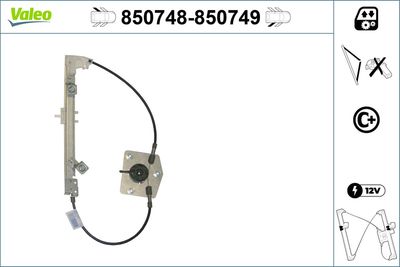 Стеклоподъемник VALEO 850748