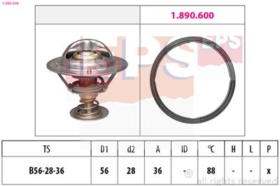 Termostats, Dzesēšanas šķidrums EPS 1.880.948