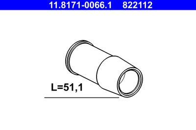 Virzītājčaula, Bremžu suports ATE 11817100661