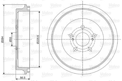 Bremžu trumulis VALEO 237050