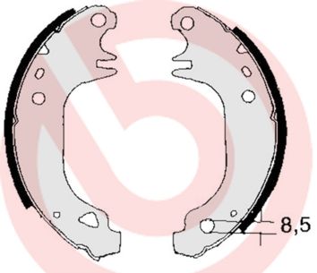 Bremžu loku komplekts BREMBO S 68 517