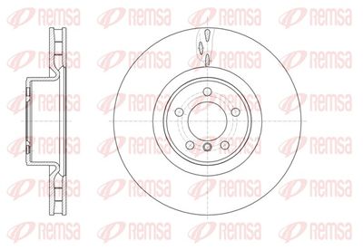 Bremžu diski REMSA 61661.10
