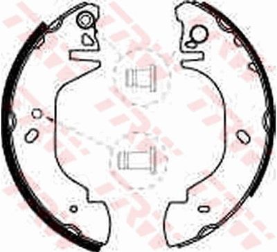 Комплект тормозных колодок TRW GS8539