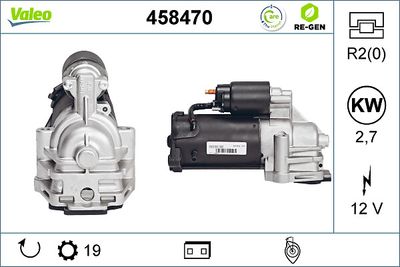 Starteris VALEO 458470