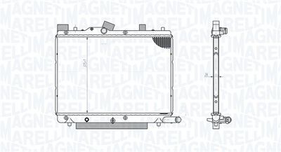 Radiators, Motora dzesēšanas sistēma MAGNETI MARELLI 350213182800
