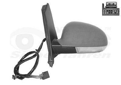 Ārējais atpakaļskata spogulis VAN WEZEL 5895807
