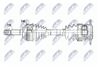 Приводной вал NTY NPW-TY-198