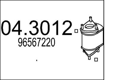 Катализатор MTS 04.3012