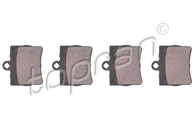 Bremžu uzliku kompl., Disku bremzes TOPRAN 400 430