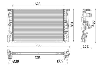 Radiators, Motora dzesēšanas sistēma MAHLE CR 2635 000P