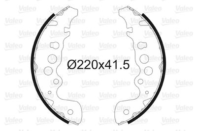 Комплект тормозных колодок VALEO 562784
