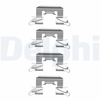 Комплектующие, колодки дискового тормоза DELPHI LX0507