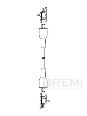 Augstsprieguma vads BREMI 609/35