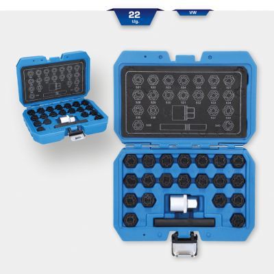 Speciālo atslēgu komplekts, Disku drošības skrūves KS TOOLS BT691390