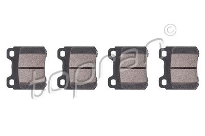 Комплект тормозных колодок, дисковый тормоз TOPRAN 202 448