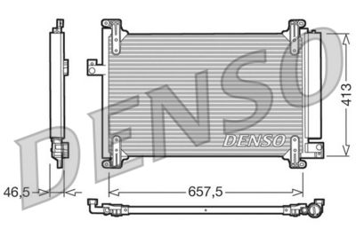 Конденсатор, кондиционер DENSO DCN09083