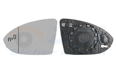 Spoguļstikls, Ārējais atpakaļskata spogulis VAN WEZEL 5775835